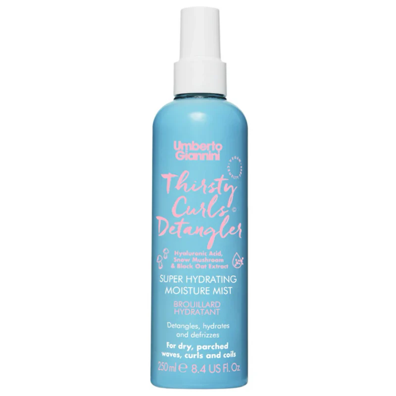 Umberto Giannini Thirsty Curls Detangler Super Hydrating Moisture Mist 8.4oz
