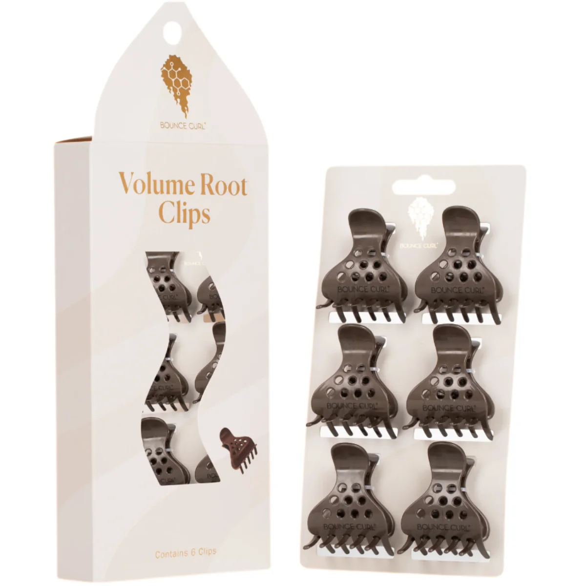 Bounce Curl Volume Root Clips Brown