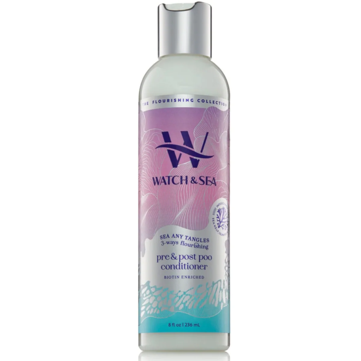 Watch & Sea “SEA ANY TANGLES” 3-Ways Flourishing Pre & Post Poo Conditioner 8oz