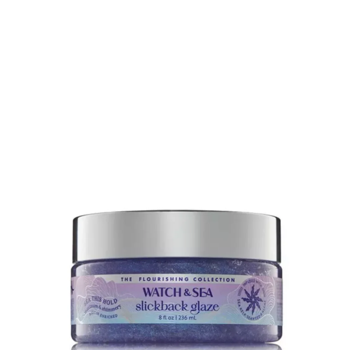 Watch & Sea "SEA THIS HOLD" Maximum & Shimmery Slickback Glaze Hair Gel 8oz
