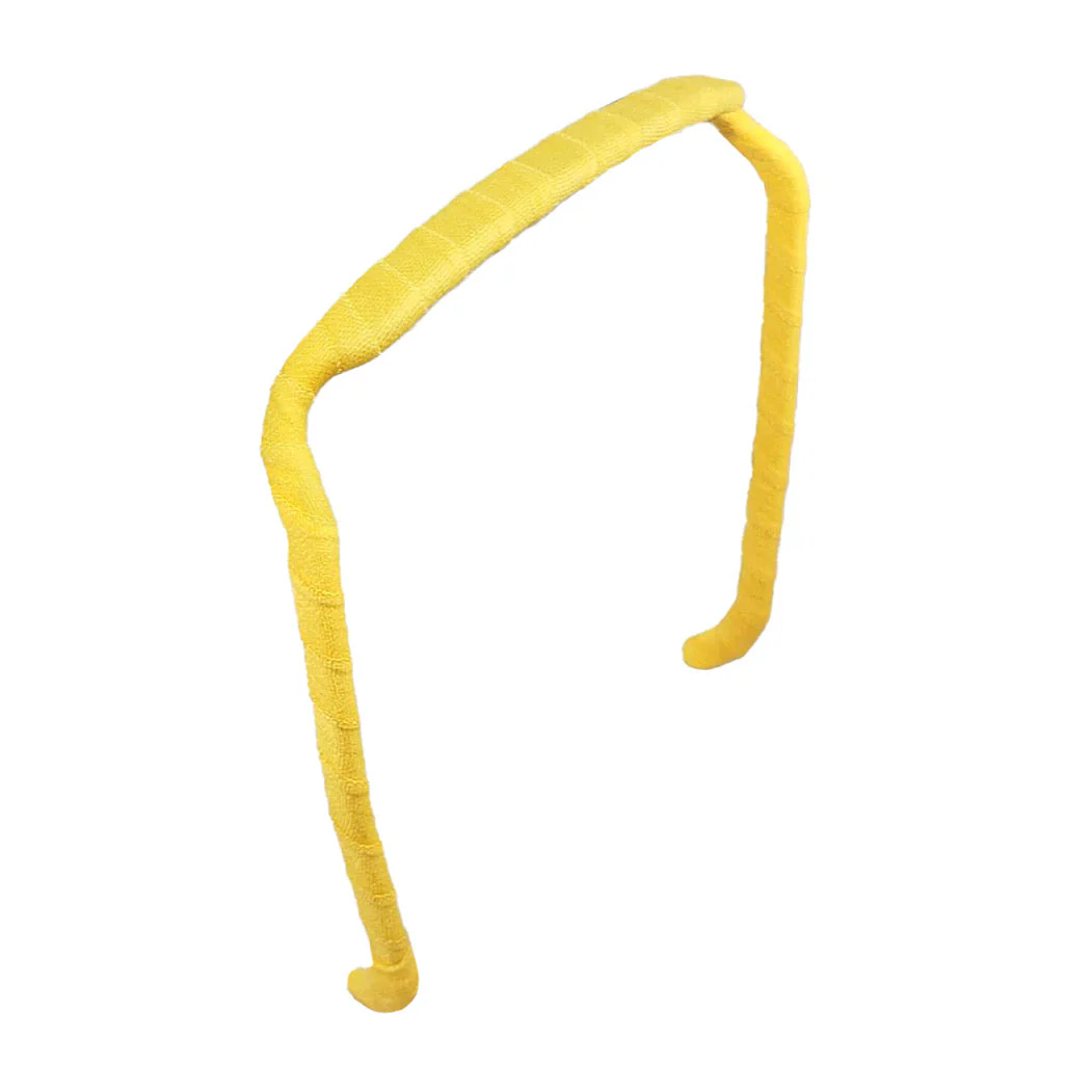 Zazzy Bandz Wrapped Canary Yellow Headband Relaxed: Medium to Large - Image 2